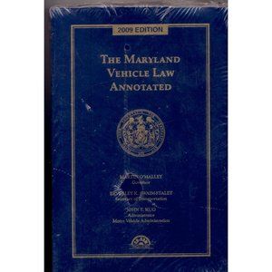 THE MARYLAND VEHICLE LAW ANNOTATED, 2009 EDITION, BRAND-NEW, SEALED